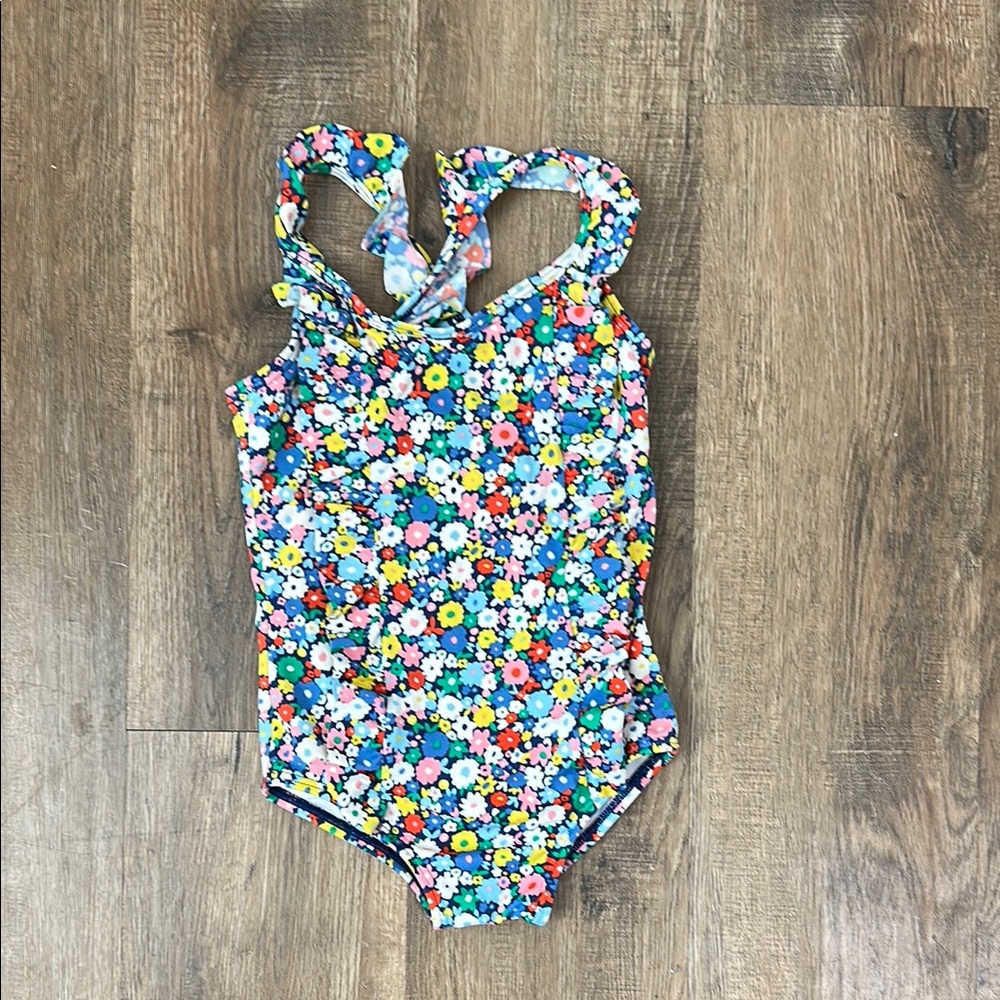 Baby Boden,Floral Kids Swimwear